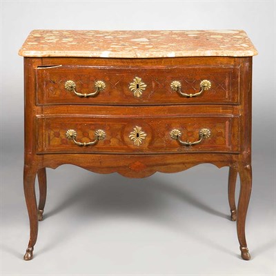 Lot 269 - Provincial Louis XV Walnut Commode 18th...