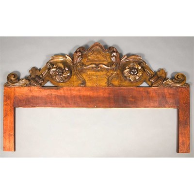 Lot 199 - Italian Baroque Style Fruitwood Headboard...