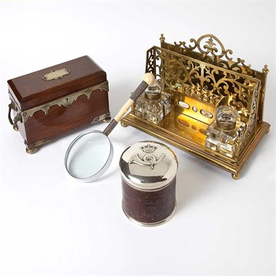 Lot 338 - Group of Four Desk Accessories