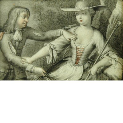 Lot 69 - Attributed to Johan-Michel Baader Portrait of...