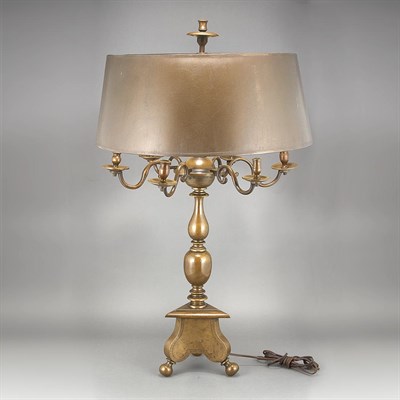 Lot 207 - Continental Baroque Style Bronze Six-Light...