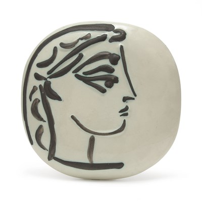 Lot 493 - Pablo Picasso JACQUELINE'S PROFILE (A. R. 383)...