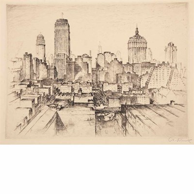Lot 525 - Anton Schutz 7TH AVENUE CANYON; MADISON AVENUE...