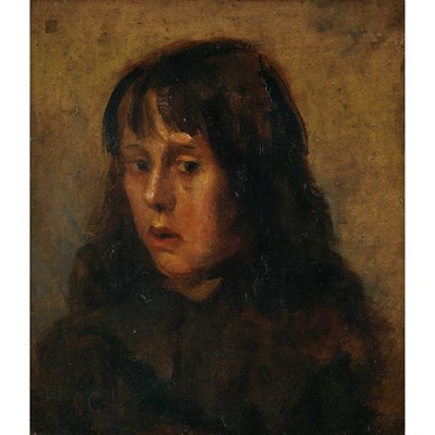 Lot 17 - Nickolaus Gysis Greek, 1842-1901 Portrait of a...