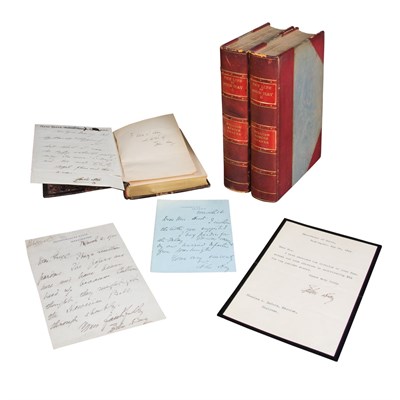 Lot 30 - HAY, JOHN Group of four autograph letters...