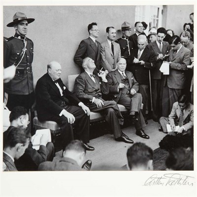 Lot 63 - ROTHSTEIN, ARTHUR Roosevelt and Churchill-1943,...