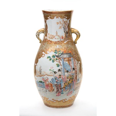 Lot 329 - Chinese Export Porcelain Vase Circa 1770 Of...