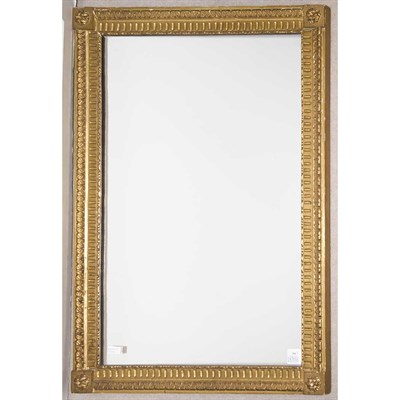 Lot 590 - Pair of Neoclassical Style Gilt-Wood Mirrors...