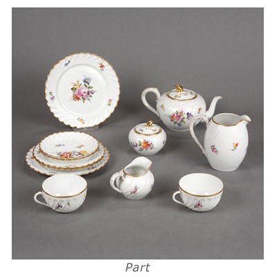 Lot 472 - Nymphenburg Gilt and Polychrome Decorated...
