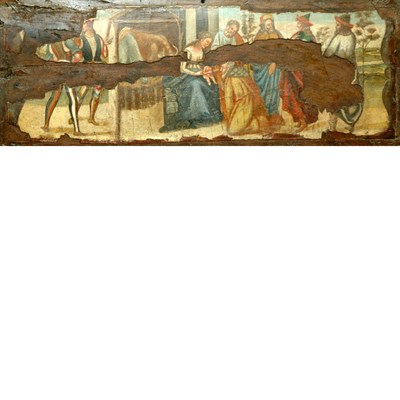 Lot 9 - Follower of Botticelli The Adoration of the...