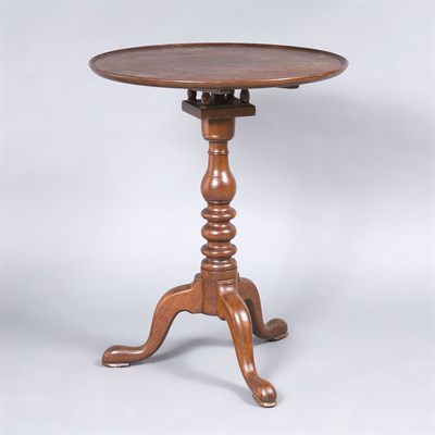 Lot 342 - American Mahogany Tilt-Top Table Height 28...