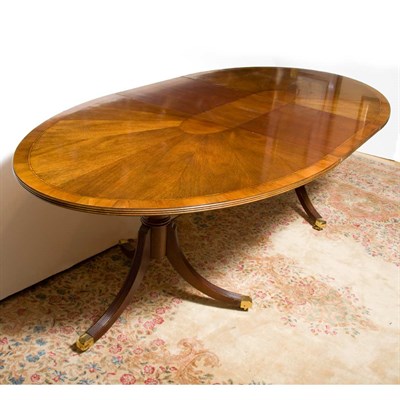 Lot 285 - George III Style Mahogany Extension Dining...