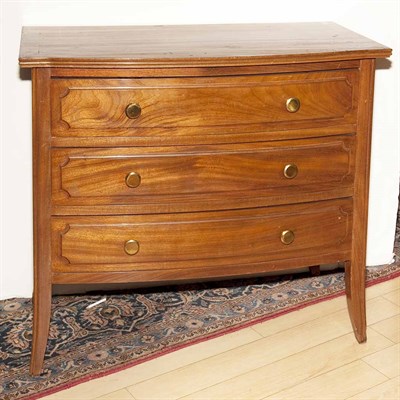 Lot 498 - Continental Fruitwood Chest of Drawers Height...