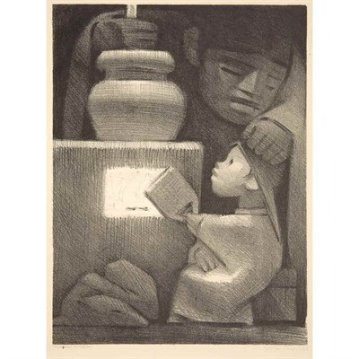 Lot 183 - Jean Charlot (1898-1979) MEXICAN KITCHEN;...