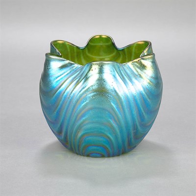 Lot 357 - Unsigned Loetz Glass Vase Circa 1900 Of...
