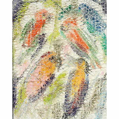 Lot 157 - Hunt Slonem American, b. 1951 Picul, 1996...