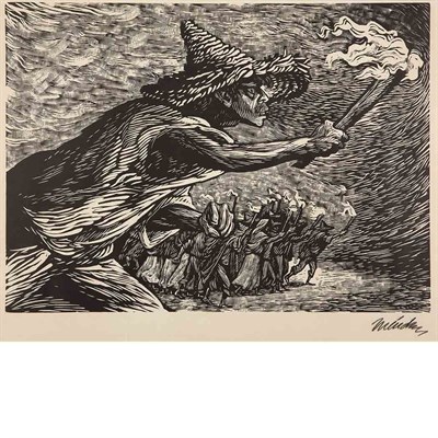 Lot 211 - Leopoldo Mendez (1902-1969) TORCHES; BENITO...