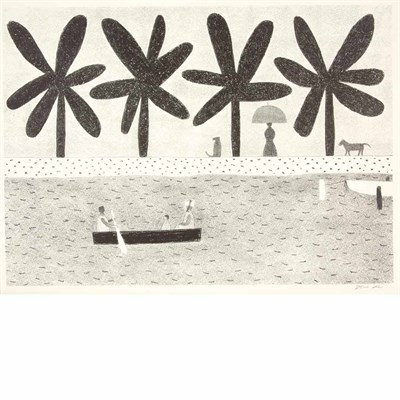 Lot 200 - Doris Lee (1905-1983) ALONG THE WATERWAY; THE...