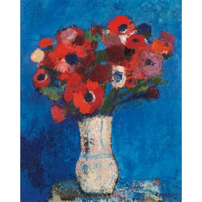 Lot 90 - Bernard Cathelin French, 1919-2004 Anemones...