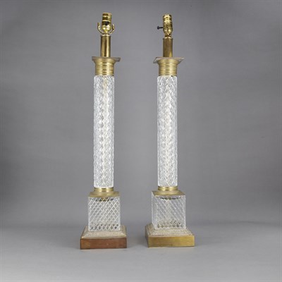Lot 1459 - Pair of Neoclassical Style Gilt-Metal Mounted...