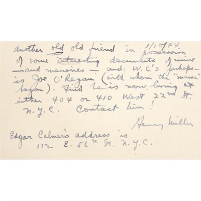 Lot 64 - MILLER, HENRY Group of ten works, including...