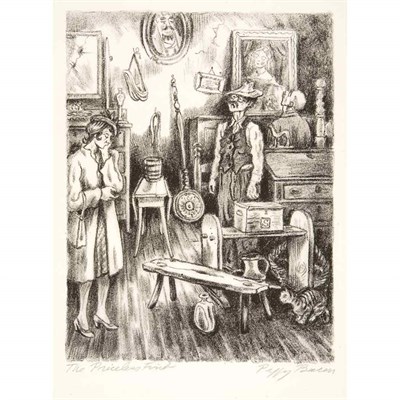 Lot 95 - Peggy Bacon (1895-1987) THE WIDOW AND THE...