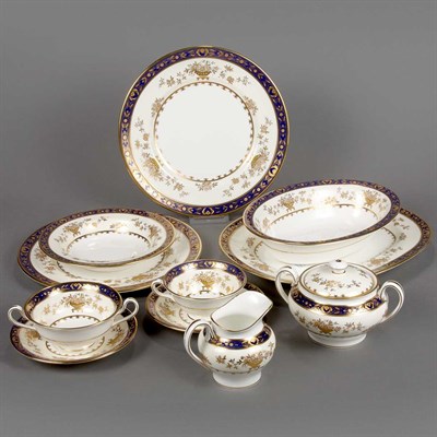Lot 450A - Minton Gilt Decorated Porcelain Dinner Service...