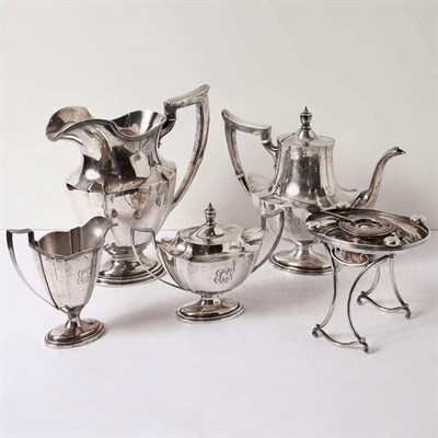 Lot 303 - Gorham Sterling Silver Eight-Piece Tea and...