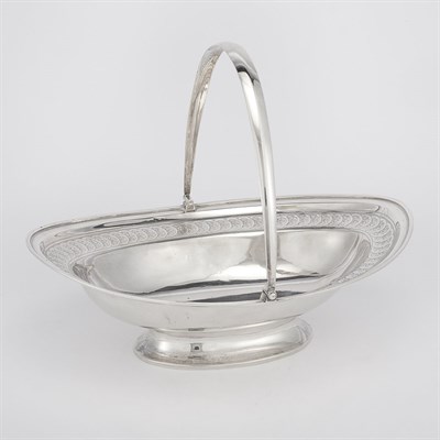 Lot 417 - George III Silver Swing Handle Basket Marks...