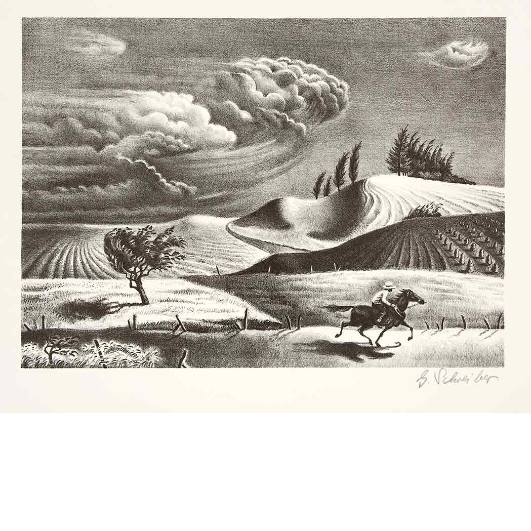 Lot 238 - Georges Schreiber (1904-1977) COTTON PICKERS;...