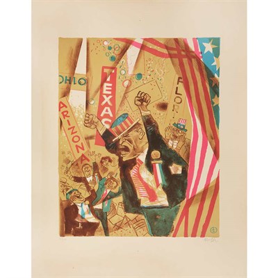 Lot 198 - William Gropper (1897-1977) [COURTROOM AND...