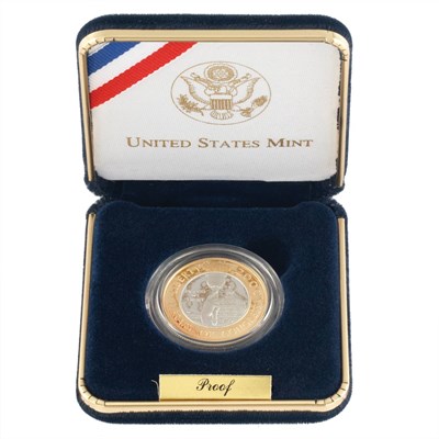 Lot 1203 - 2000 Library of Congress Proof $10 Bimetallic...