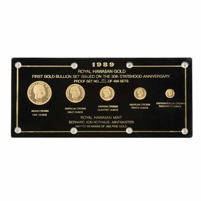 Lot 1209 - Hawaii, 1989 30th Statehood Anniversary Set of...
