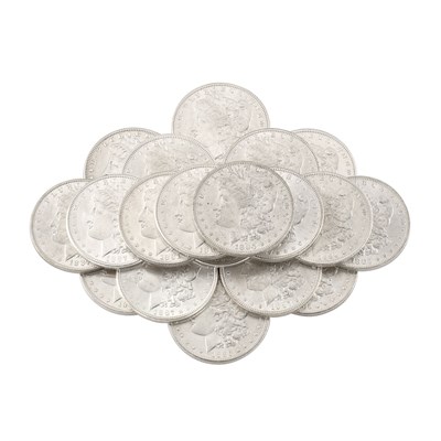 Lot 1167 - Morgan Dollar Group, 1879 to 1921 Lot of...