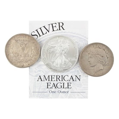 Lot 1177 - United States Silver Dollar Group Selection of...
