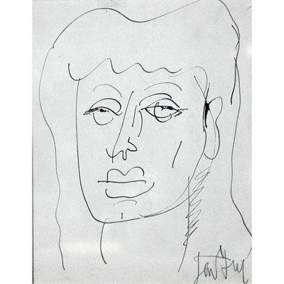 Lot 1037 - Gen Paul French, 1895-1975 Head of a Woman...