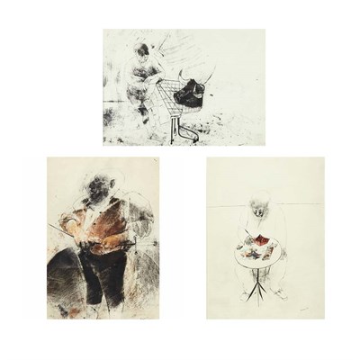 Lot 87 - Giacomo Porzano Italian, b. 1925 (i) Picasso...