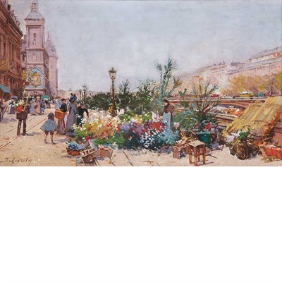 Lot 45 - Eugene Galien-Laloue French, 1854-1942 Marche...