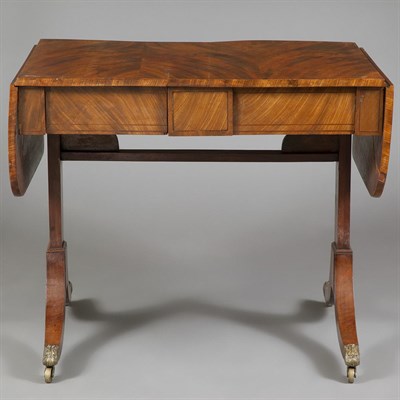 Lot 202 - Regency Mahogany Sofa Table Height 29 inches,...