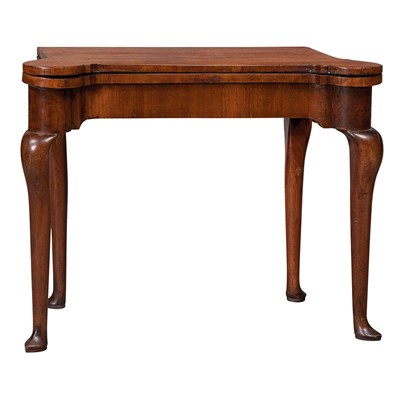 Lot 217 - George II Mahogany Fold-Over Games Table Mid...