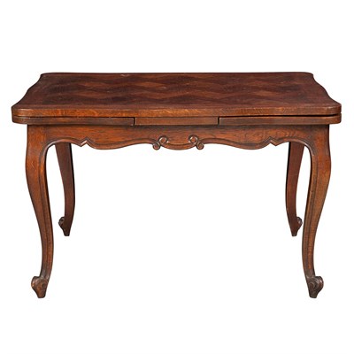 Lot 99 - French Provincial Walnut Extension Dining...