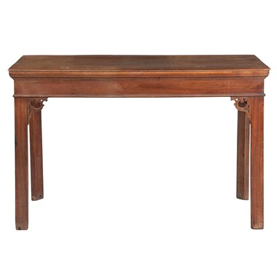 Lot 294 - George III Mahogany Console Height 34 inches,...