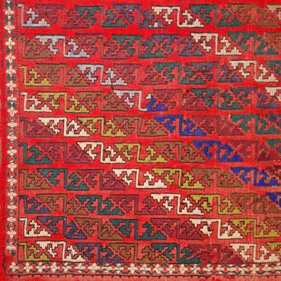 Lot 608 - Verneh Embroidered Rug Caucasus, second...