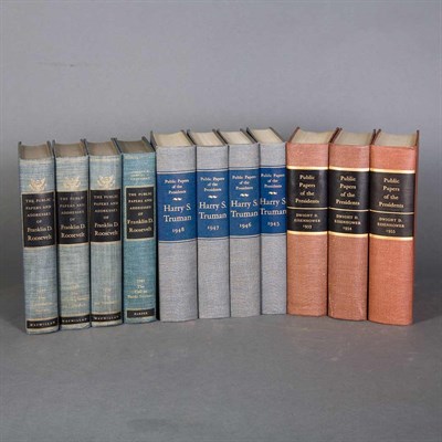 Lot 18 - ROOSEVELT, FRANKLIN DELANO The Public Papers...