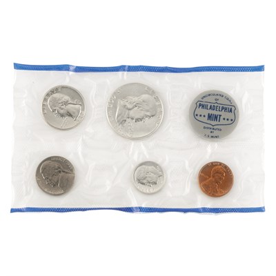 Lot 1218 - United States 1962 Mint Set Fifty Brilliant...