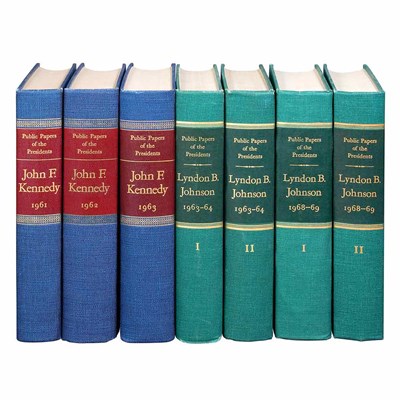 Lot 21 - KENNEDY, JOHN FITZGERALD Public Papers of the...