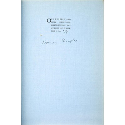 Lot 41 - DOUGLAS, NORMAN Group of eleven signed first...