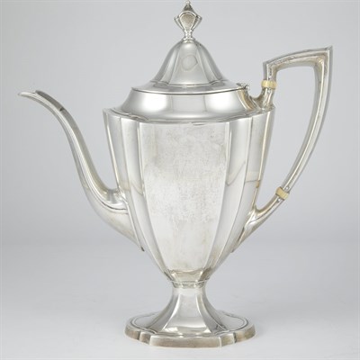 Lot 1319 - American Sterling Silver Coffee Pot Height 10...