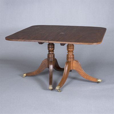 Lot 1430 - George III Style Mahogany Double-Pedestal...