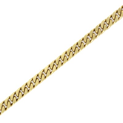 Lot 226 - Gold Curb Link Necklace